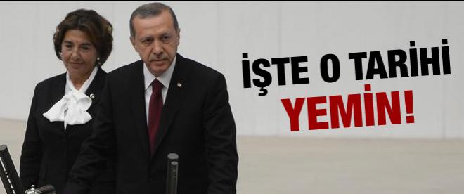 Erdoğan böyle yemin etti