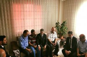 Necati Şaşmaz şehit polis Doğan'ın ailesini ziyaret etti