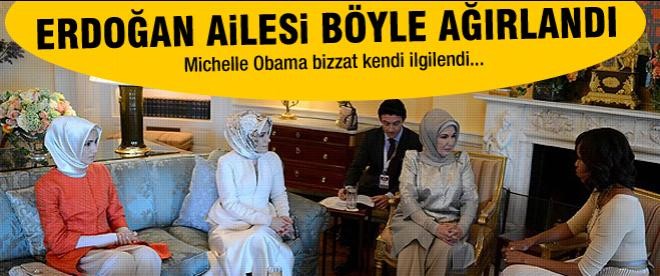 Michelle Obama, Erdoğan ailesini böyle ağırladı.