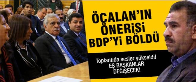 Öcalan'ın önerisi BDP'yi böldü