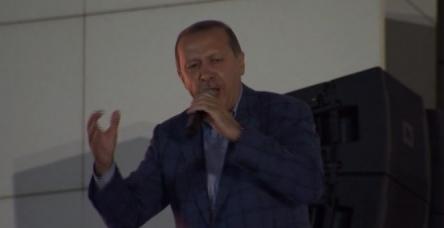 Erdoğan’dan "barış" dolu balkon konuşması