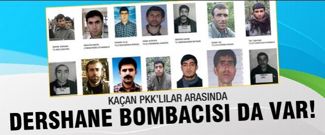 Kaçan PKK'lılar arasında o bombacı da var!