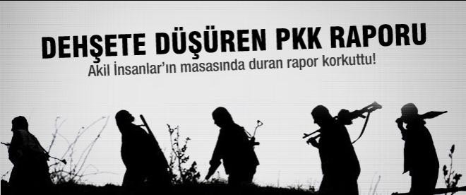 Dehşete düşüren PKK raporu!