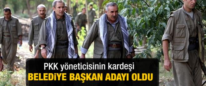 PKK yöneticisinin kardeşi belediye başkan adayı oldu