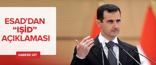 Esad'dan ilk açıklama