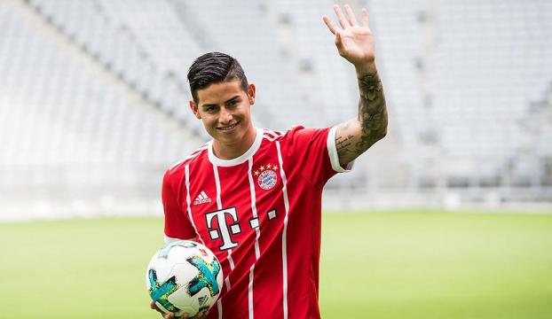 Bayern Münih, James Rodriguezi basına tanıttı