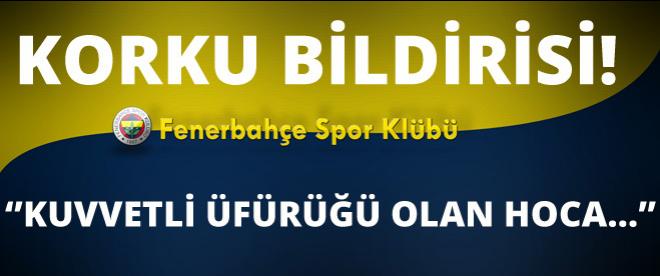 Fenerbahçe'den Odyakmaz'a destek: ''Kuvvetli üfürüğü olan hoca...''
