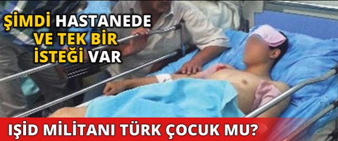 IŞİD militanı Türk çocuk!