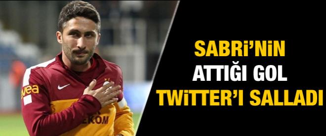 Sabri'nin attığı gol twitter'ı salladı