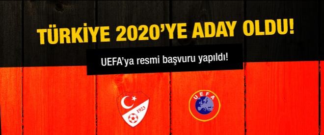 Türkiye 2020 için UEFA'ya başvurdu!