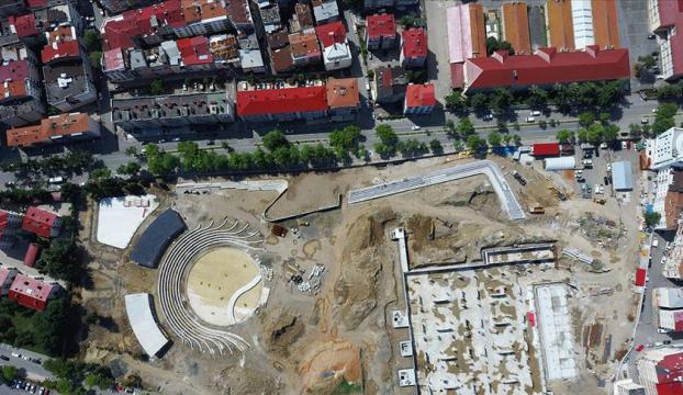 Trabzonda yapımı devam eden Millet Bahçesi eylül ayında açılacak