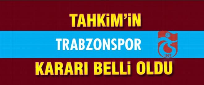TFF'den Trabzonspor'a kötü haber