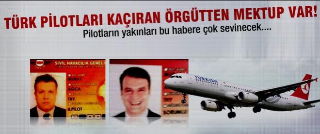 Türk pilotları kaçıran örgütten mektup