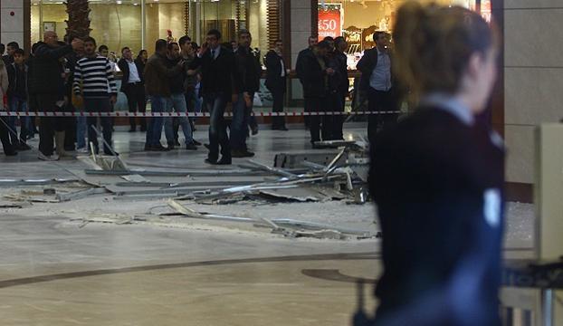 Diyarbakırda bir AVMde asma tavan çöktü: 3 yaralı